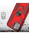 Ally iPhone 11 Pro 5.8 inch Yüzüklü Kılıf Armor Shockproof Ring kılıf-(5775)