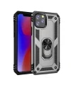 Ally iPhone 11 Pro Max 6.5inch  Yüzüklü Kılıf Armor Shockproof Ring kılıf-(5775)