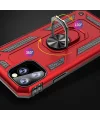 Ally iPhone 11 Pro Max 6.5inch  Yüzüklü Kılıf Armor Shockproof Ring kılıf-(5775)