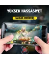 ALLY iPhone 13 -13 Pro 6.1inç Full Glue Matte Tempered Cam  Ekran Koruyucu-(5775)