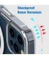 ALLY iPhone 13 Pro Magsafe Uyumlu Manyetik Kılıf Silikon Kılıf-(5775)