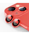 ALLY iPhone 14-14 Plus 3D Metal Çerçeveli Kamera Lens Koruyucu-(5775)