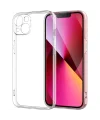 ALLY iPhone 14 Plus 6.7inç Crystal Clear Kamera Korumalı Sert PC Kılıf-(5775)