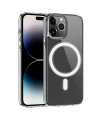 ALLY iPhone 14 Pro 6.1inç Magsafe Uyumlu Manyetik Sert Silikon Kılıf-(5775)