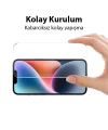 Ally iPhone 15 Plus Full HD Tempered Kırılmaz Cam Ekran Koruyucu-(5775)