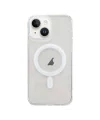 ALLY iPhone 15 Plus Magsafe Uyumlu Manyetik Şeffaf Silikon Kılıf-(5775)