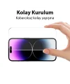 Ally iPhone 15 Pro Full HD Tempered Kırılmaz Cam Ekran Koruyucu-(5775)