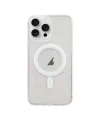 ALLY iPhone 15 Pro Max Magsafe Uyumlu Manyetik Şeffaf Silikon Kılıf-(5775)