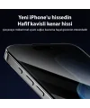 Ally iPhone 15 Pro Privacy Hayalet Full Koruma Tempered Cam Ekran Koruyucu-(5775)