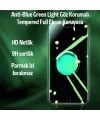 ALLY İPhone 8 Plus 7 Plus Anti -Blue Green Light Göz Korumalı Tempered Full Ekran Koruyucu-(5775)