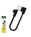 Ally İphone Lightning Eğik Başlı Halat Usb Kablo 20cm-(5775)