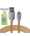 Ally İphone5s6s788 Plus Zinc Alloy Dayanıklı 3.0a 1.5mm Usb Kablo-(5775)