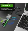 ALLY M.2 Sata USB 3.0 Gen1 SSD Harddisk Kutusu  M.2 NGFF- JMS578-(5775)