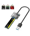 ALLY M.2 Sata USB 3.0 Gen1 SSD Harddisk Kutusu  M.2 NGFF- JMS578-(5775)