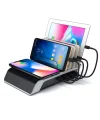 ALLY Multiport 10W Wireless Kablosuz Şarj Cihazı Organizer Stand-(5775)