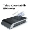 ALLY Multiport 10W Wireless Kablosuz Şarj Cihazı Organizer Stand-(5775)