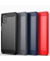 ALLY Samsung Galaxy M51 Brushed Carbon Fiber Silikon Kılıf-(5775)
