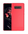 Ally SM Galaxy Note 8 Carbon Fiber Dokulu Premium Soft Silikon Kılıf-(5775)