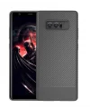 Ally SM Galaxy Note 8 Carbon Fiber Dokulu Premium Soft Silikon Kılıf-(5775)
