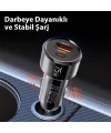 ALLY TurboCharge 75W Araç Şarj Cihazı – Çift Port (USB-C + USB-A-(5775)
