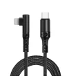 ALLY Type-C to İPhone 20w Lightning Hızlı Şarj Kablosu Oyuncu 90 Derece Kablo-(5775)