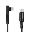 ALLY Type-C to İPhone 20w Lightning Hızlı Şarj Kablosu Oyuncu 90 Derece Kablo-(5775)