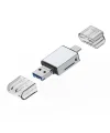 ALLY USB 3.0+Type-c+Lightning Sd Kart Okuyucu - Hızlı Card Reader-(5775)