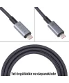 Ally USB 3.2 100W Type-C to Type-C 8K Görüntü-Data ve Ultra Hızlı Şarj Kablosu 1 Metre-(5775)