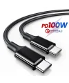ALLY USB Type-C PD3.1 100W(20V-5A) Hızlı Veri Şarj Kablosu 1metre-(5775)