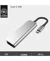 Ally Usb (Type-C to 5in1  Hdtv 2xUSB+2x PD) Hub Adaptör Çoklayıcı-(5775)