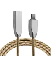 Ally Usb Type-C Zinc Alloy Dayanıklı 24 A Metal Usb Kablo-(5775)