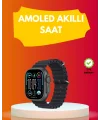 AMOLED Ekran 49mm Ultra Tasarım 3 Kordonlu Akıllı Saat