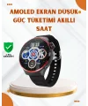 AMOLED Ekranlı Akıllı Saat Bluetooth Arama ve NFC Destekli