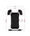 360° Derece Ayarlanabilen Gidon Bağlantılı Bisiklet Motosiklet İçin Abs 4-7.8″ İnç Telefon Tutucu