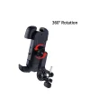360° Derece Ayarlanabilen Gidon Bağlantılı Bisiklet Motosiklet İçin Abs 4-7.8″ İnç Telefon Tutucu