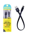 Android Micro 2a 20mm Kısa Yumuşak Dokulu Renkli Usb Kablo-(5775)