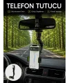 Araç İçi Dikiz Aynası Telefon Tutucu 360° Dönebilen Katlanabilir