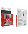 ASONIC PL400 AAA Şarjlı Pil 1.5Volt 400mAh/750mwh Type-C ile Kolay Şarj  2 li Paket (USB To Type-C Kablo Hediye)(1923)