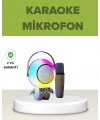 Astronot Tasarımlı Bluetooth Speaker ve Kablosuz Mikrofon Karaoke Seti