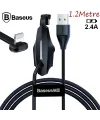 Baseus Colorful Suction iPhone Oyuncu Usb Şarj Kablosu 2.4A 1.2m-(5775)