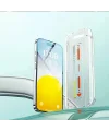 Baseus Crystal iPhone 15 Plus Full Koruma Eye-Protection Tempered Cam Ekran Koruyucu-(5775)