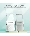 Baseus Crystal iPhone 15 Plus Full Koruma Eye-Protection Tempered Cam Ekran Koruyucu-(5775)