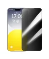 Baseus Crystal iPhone 15 Privacy Full Koruma Tempered Cam Ekran Koruyucu 2 Adet Set-(5775)