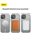 Baseus Frame Series iPhone 14 Plus 6.7 Kamera Koruyuculu Magsafe Kılıf + Tempered Ekran Koruyucu Set-(5775)