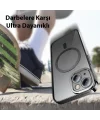 Baseus Glitter iPhone 14 6.1 Magsafe Silikon Kılıf + Tempered Ekran Koruyucu Set-(5775)