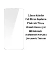 Baseus Glitter iPhone 14 6.1 Renkli Kenar Silikon Kılıf + Tempered Ekran Koruyucu Set-(5775)