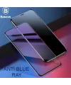 Baseus İphone 11 Pro Max 0.20mm Anti Blue Ray Tam Ekran Koruyucu-(5775)