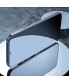 Baseus İPhone 12-12 Pro 0.3MM Full Anti Blue Light Tempered Cam Ekran Koruyucu 2Adet Set-(5775)