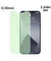 BASEUS İPhone 12 Mini 0.30mm Full Tempered Cam Ekran Koruyucu 2Set Anti-Bluelight-(5775)