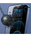 Baseus İPhone 12 Pro Max 6.7 Ekran Koruyucu 0.3MM Full Anti Blue Light Tempered Cam Ekran Koruyucu 2-(5775)